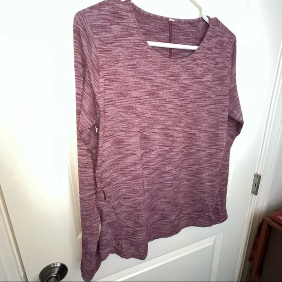 Lululemon &go City Pullover Heathered Bordeaux Drama 4 - Picture 4 of 17